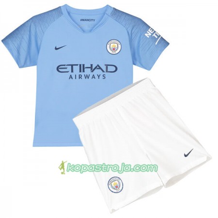 Billiga Fotbollströjor Manchester City Barn Hemma tröja 2018/19 Kortärmad